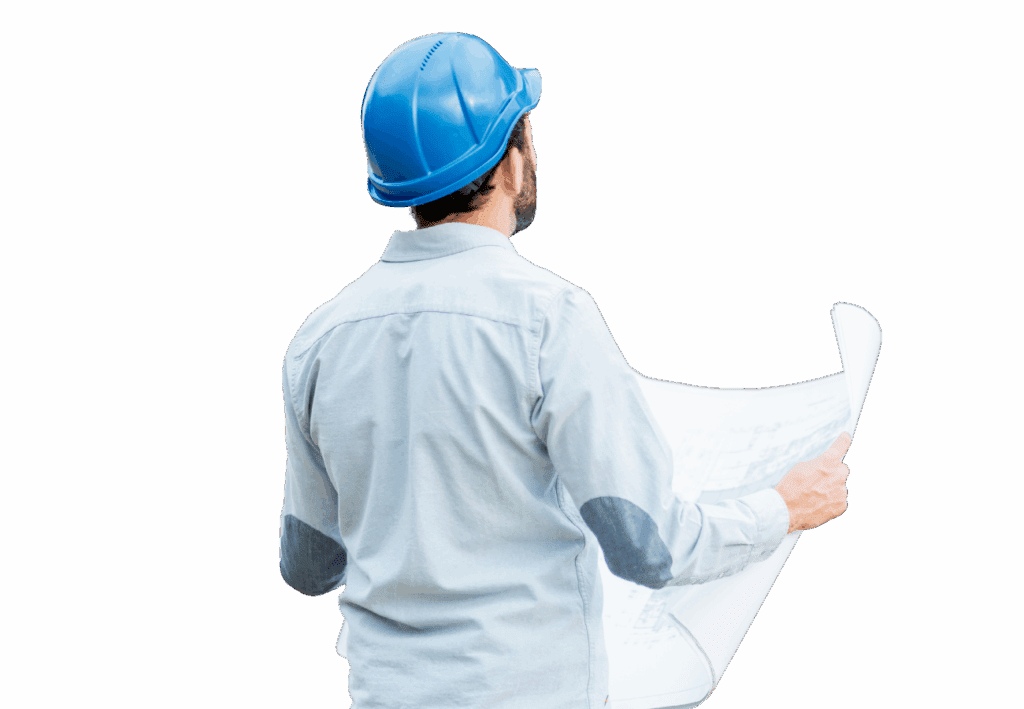 Zeisler Contractor Reviewing Plans for a New Home