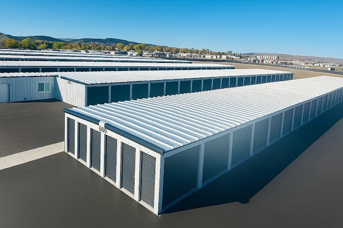 Finished commercial storage units